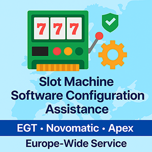 Slot Machine Software Configuration Assistance | EGT, Novomatic, Apex